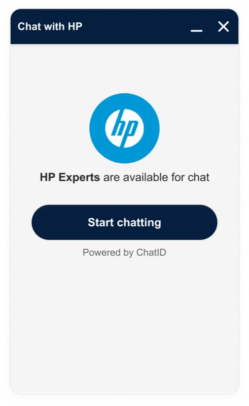 Pre-chat state showing a minimized Chatbar call-to-action on a product page